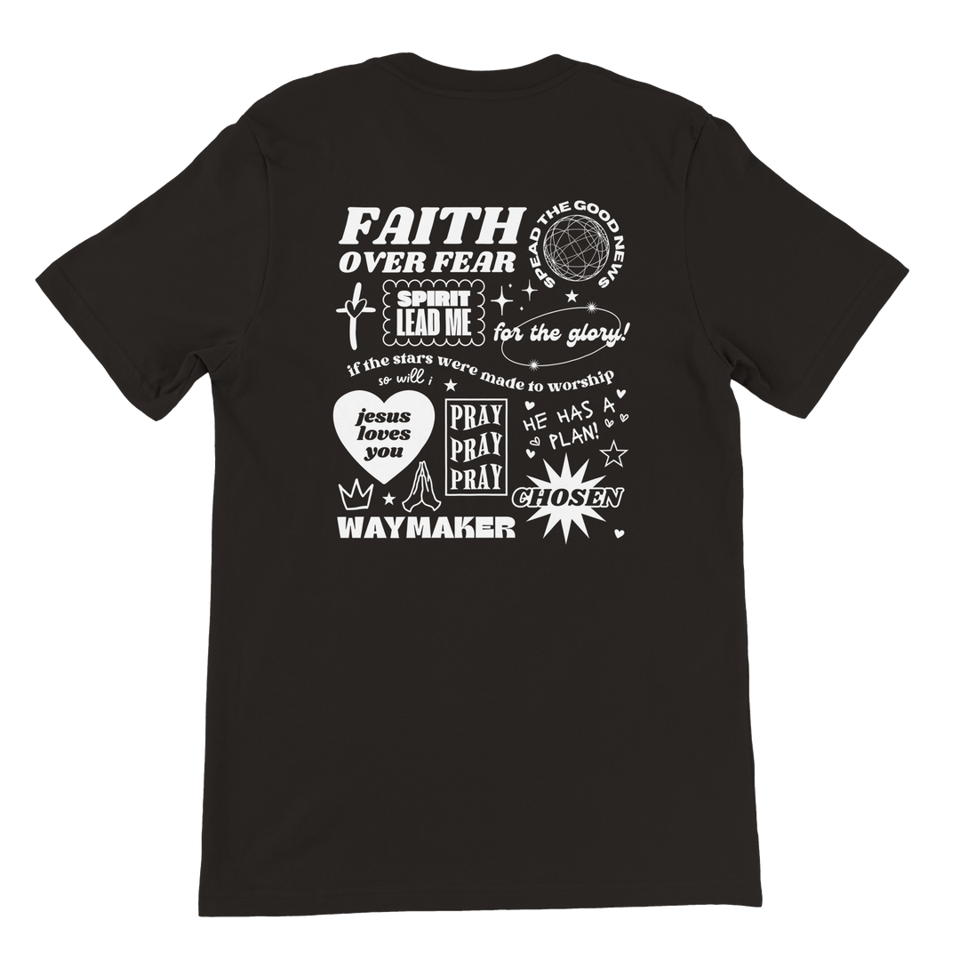 „Glaube über Angst“-T-Shirt 