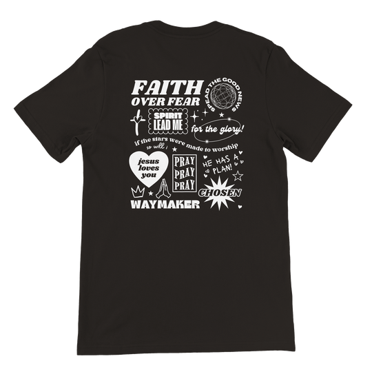 „Glaube über Angst“-T-Shirt 