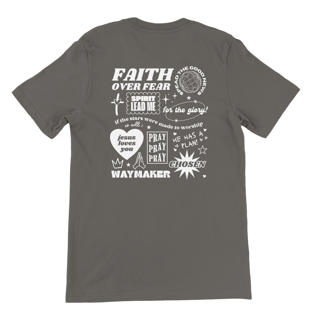 „Glaube über Angst“-T-Shirt 