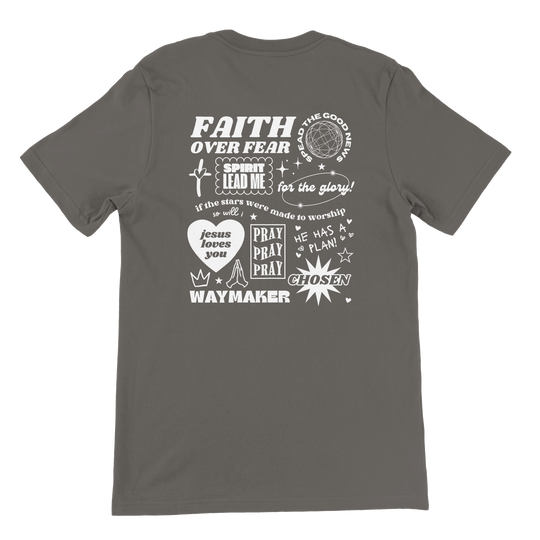 „Glaube über Angst“-T-Shirt 