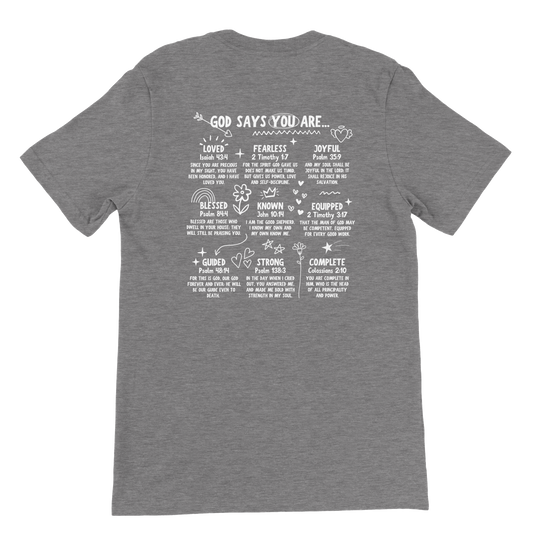 ''GOD SAYS'' T-SHIRT