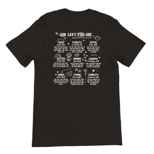 ''GOD SAYS'' T-SHIRT