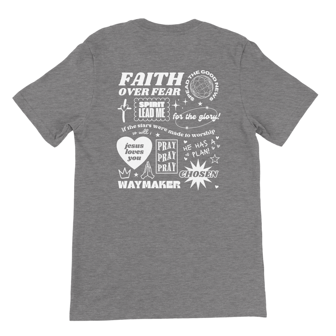 „Glaube über Angst“-T-Shirt 