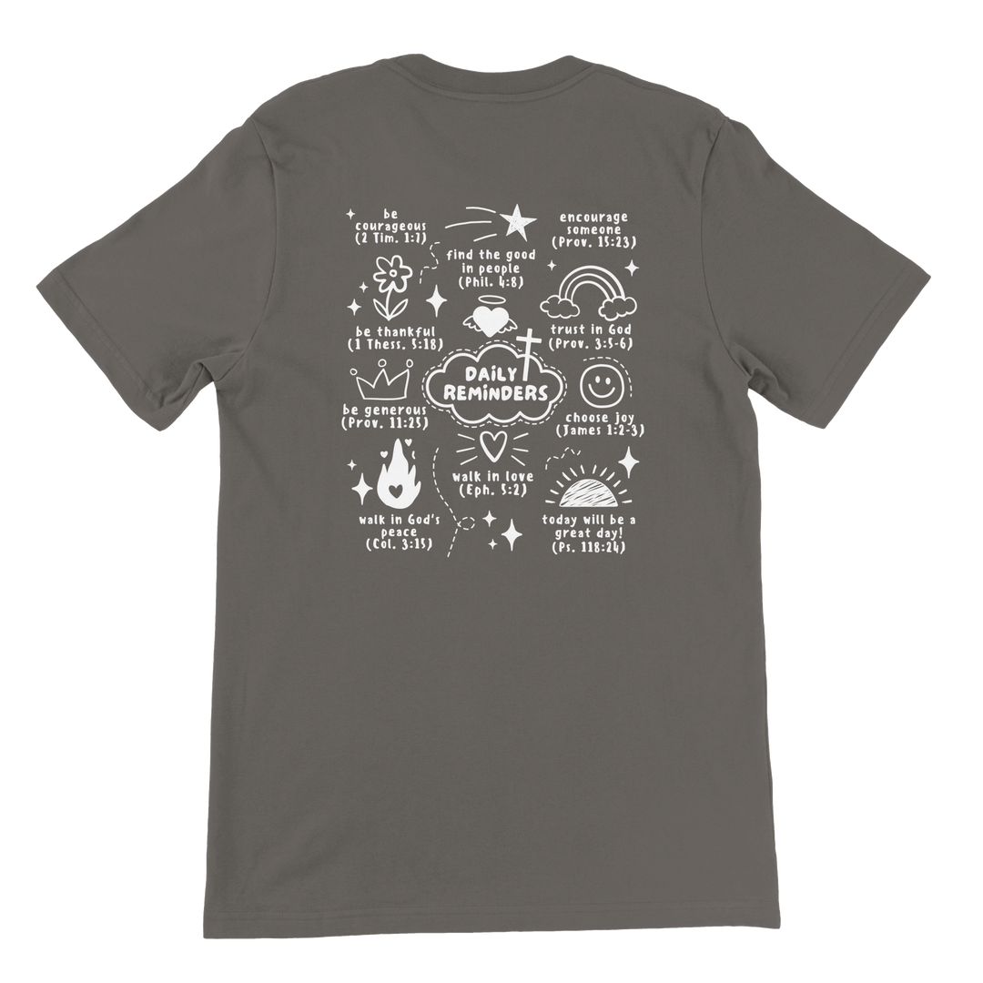 ''DAILY REMINDERS'' T-SHIRT