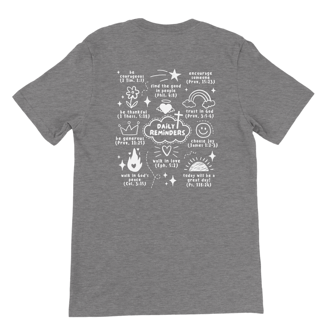 ''DAILY REMINDERS'' T-SHIRT