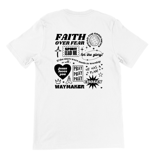 „Glaube über Angst“-T-Shirt 