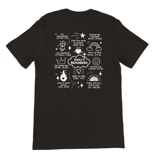 ''DAILY REMINDERS'' T-SHIRT